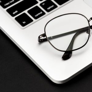 Closeup of Eyeglasses